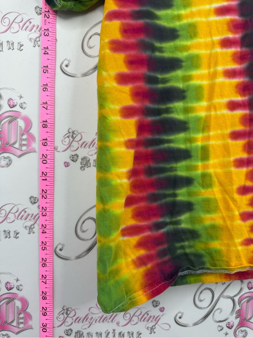 Tiedye shirt T-shirt Tie-Dye Short Sleeve Tee - Multicolor - Picture 3 of 6